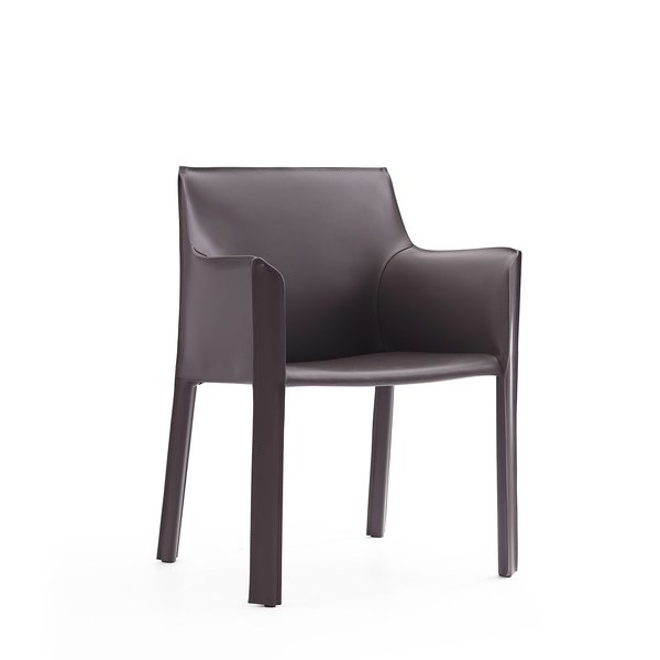 Manhattan Comfort Vogue Arm Chair in Grey DC033-GY